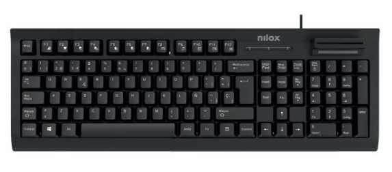 TECLADO LECTOR DNI USB ESPA OL QWERTY