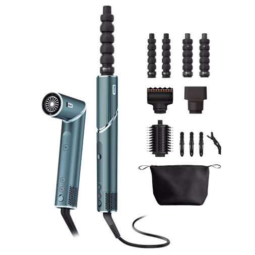 Moldeador multifunción y secador Shark FlexStyle (Set 5 cabezales) en Verde azulado | HD456TLEU | de SharkNinja