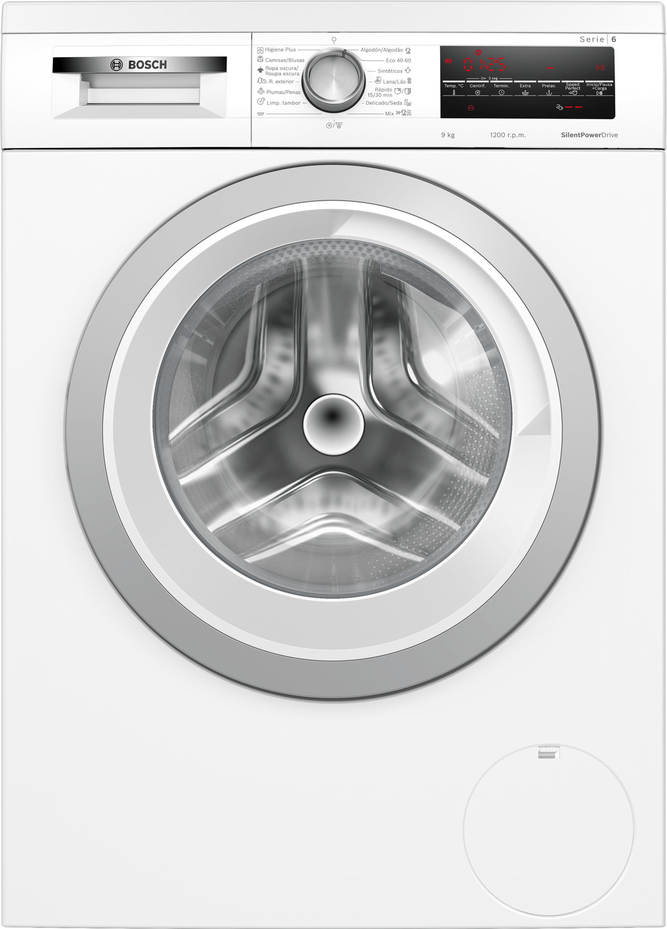 LAVADORA CARGA FRONTAL BOSCH WUU24T65ES 9 KG 1200 RPM A BLANCO