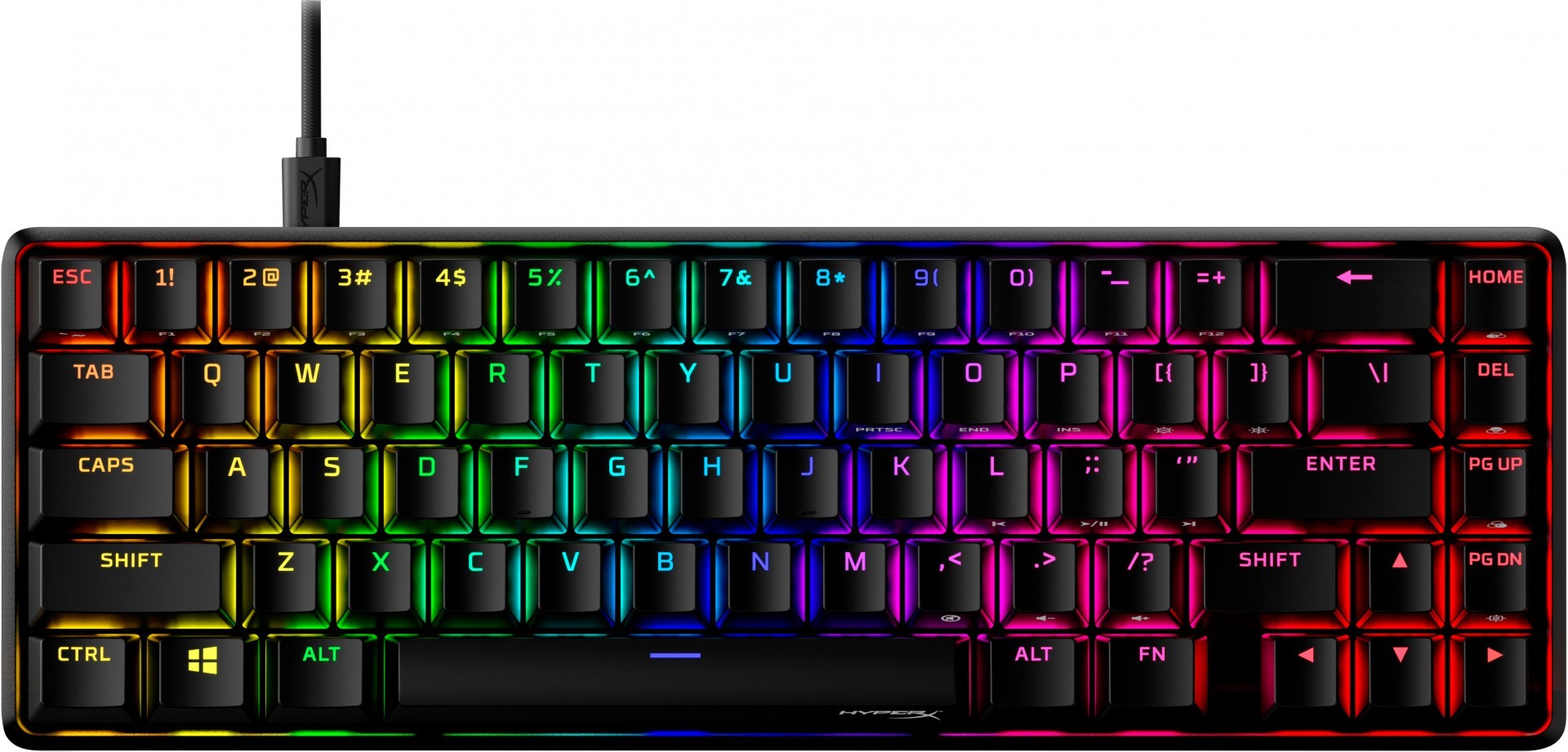 Teclado mecánico HyperX Alloy Origins 65 RGB - 4P5D6AA#ABA