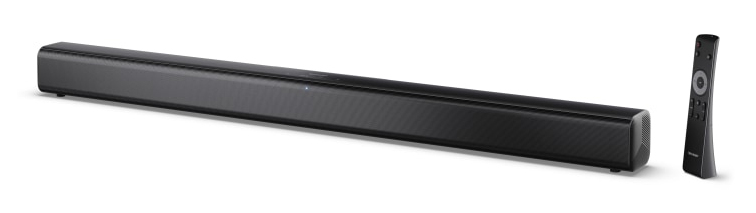 Barra de sonido - Sharp HT-SB145, Bluetooth, 150 W, Reproducción USB, compatible con: MP3/WAV/FLAC, Montaje en pared o sobremesa, Negro
