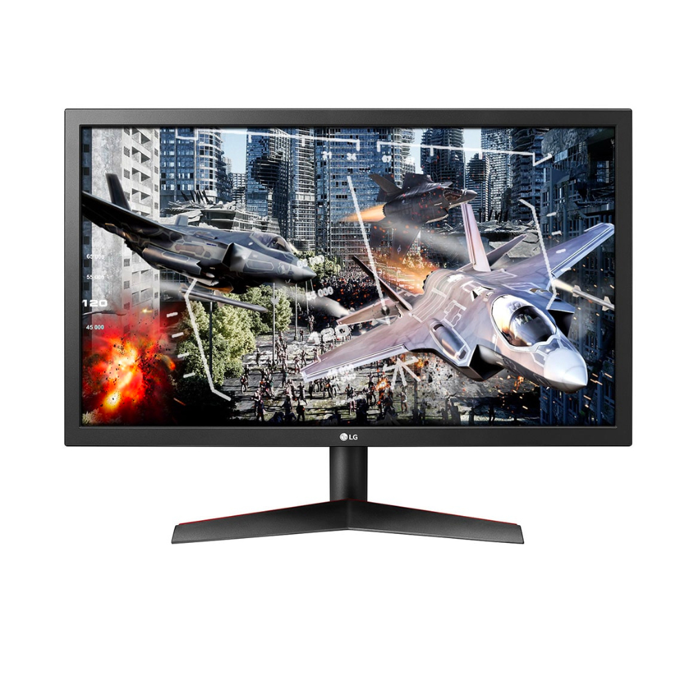 Monitor gaming - LG UltraGear 24GL600F-B, 23.6" Full HD, 16:9, 1 ms, 144 Hz, FreeSync, Negro