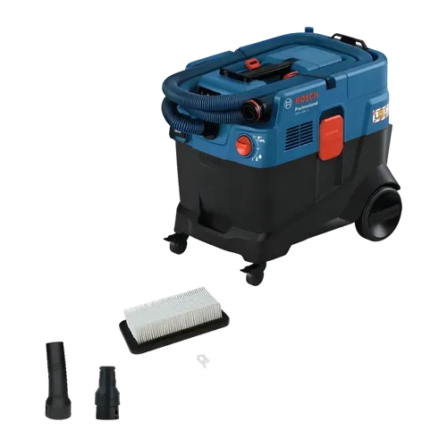 Aspirador industrial seco/húmedo Bosch GAS 400 A Professional Azul Sin Cable 1200W