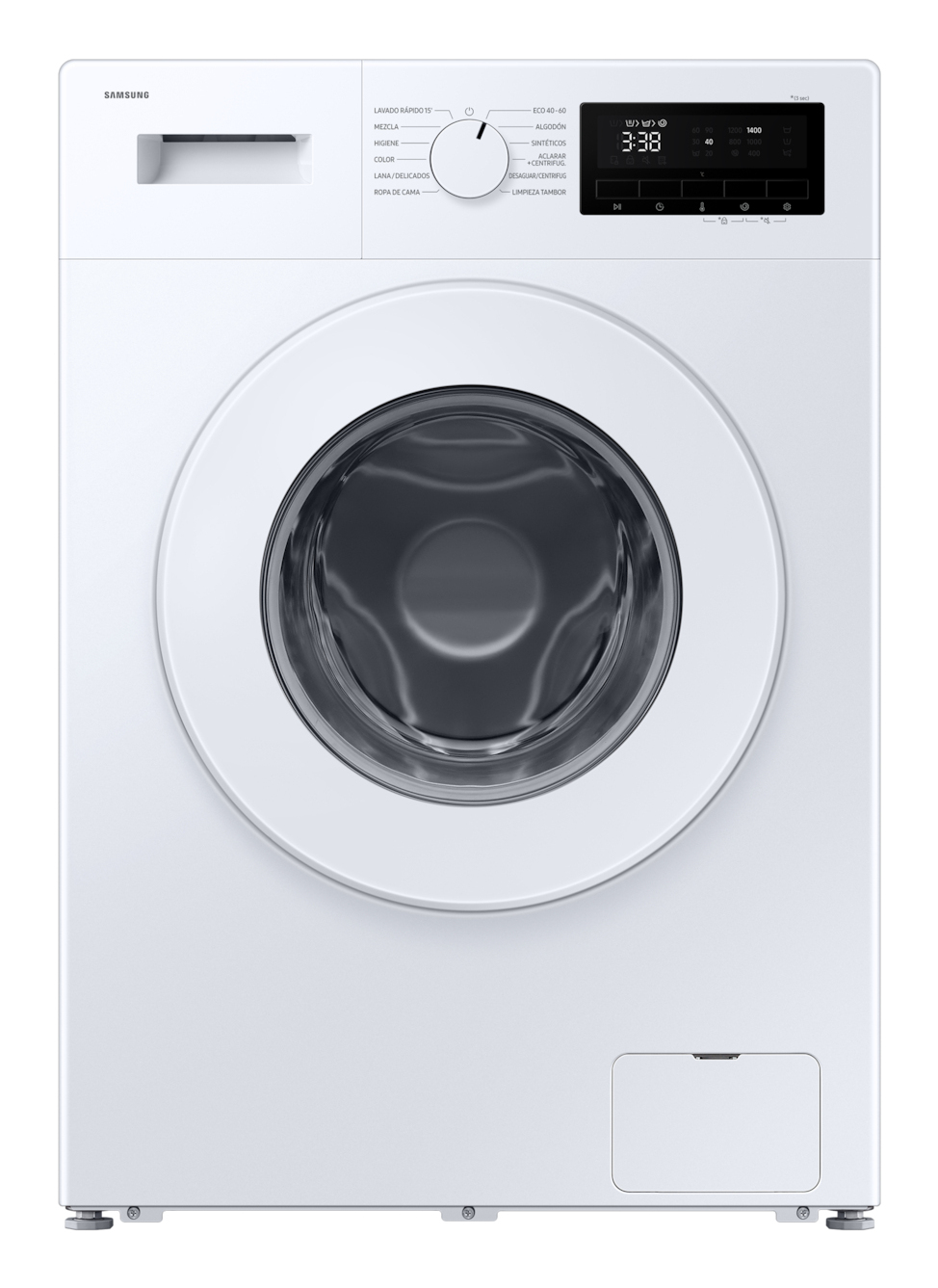 LAVADORA CARGA FRONTAL SAMSUNG WW80FG3M05TWEC 8 KG 1400 RPM A BLANCO