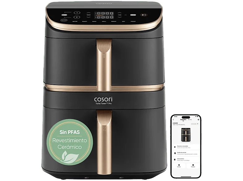 FREIDORA DE AIRE COSORI TURBO TOWER PRO SMART
