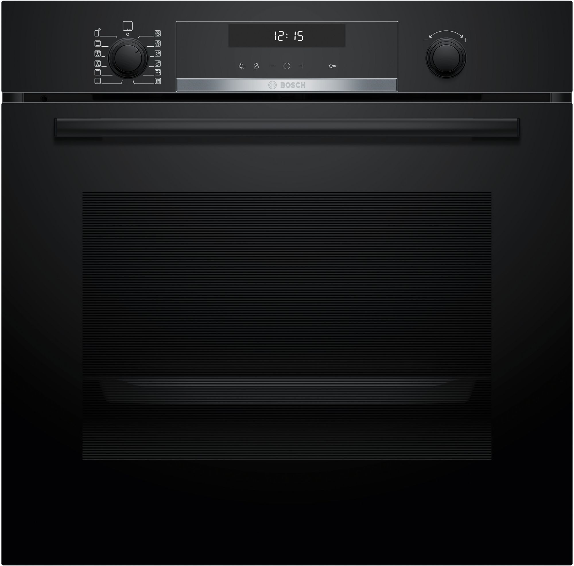 Horno - Bosch HBG578EB7, Serie 6, Multifunción, Pirolítico, 71 l, 3d Hotair, Función Air Fry, 60 cm, Negro