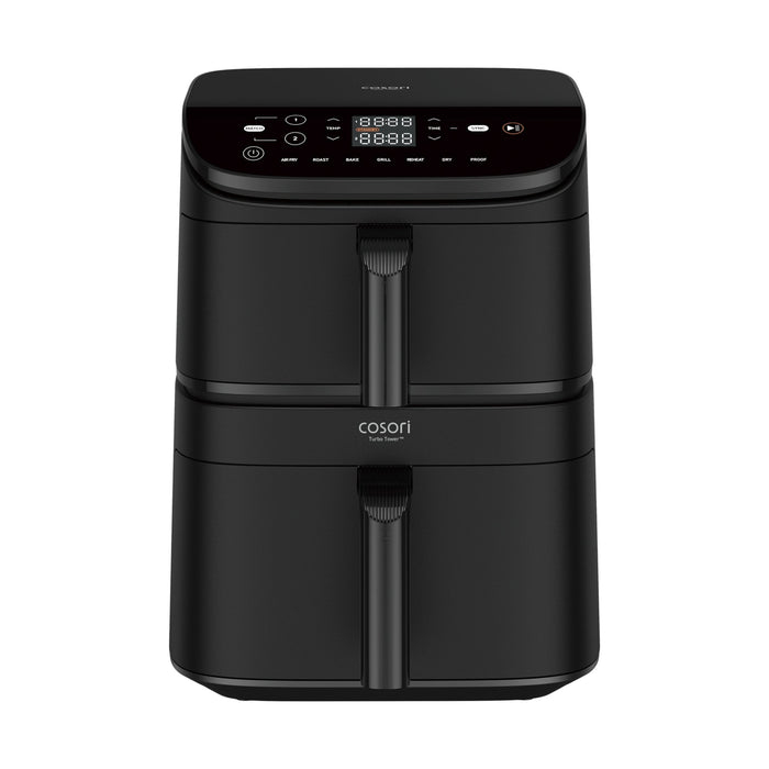 Freidora de Aire Cosori Turbo Tower CAF-DC121 Doble Cesta Vertical 10,8L 2630W