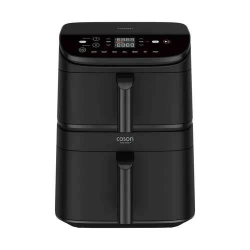 Freidora de Aire Cosori Turbo Tower CAF-DC121 Doble Cesta Vertical 10,8L 2630W