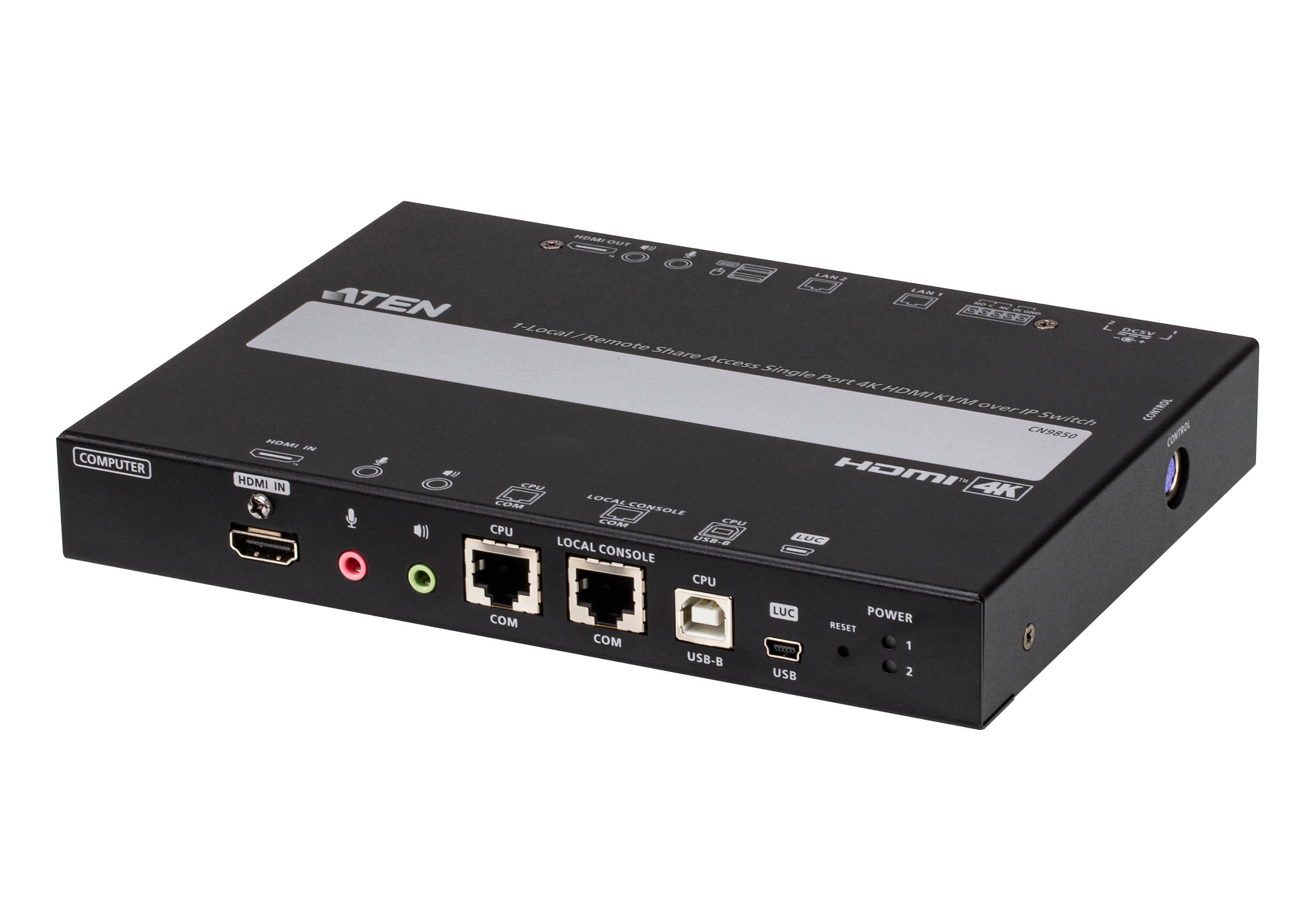 ATEN CN9850-AT-G interruptor KVM Negro CN9850-AT-G