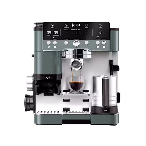 Cafetera expresso Ninja Luxe Café Premier Plus, 3 funciones en Gris verdoso | ES655EUGY | de SharkNinja