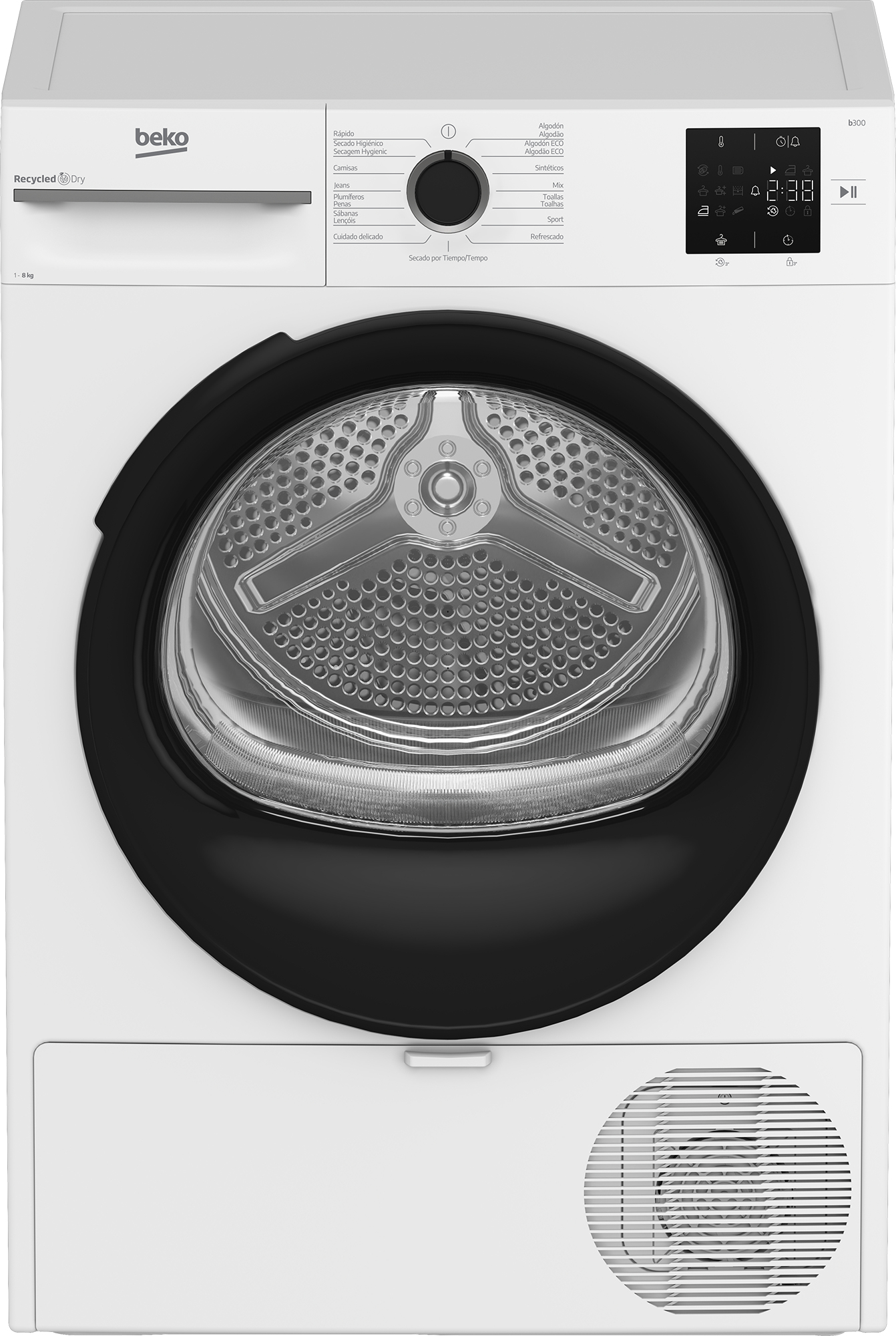 Beko Bm3t38220wb Secadora 8Kg