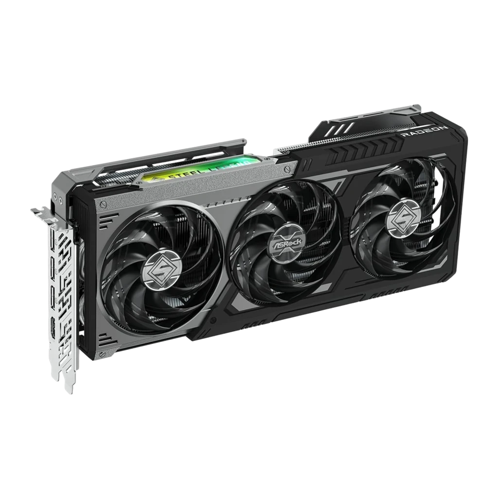 Tarjeta gráfica ASRock Radeon RX 9070 GRE Steel Legend OC