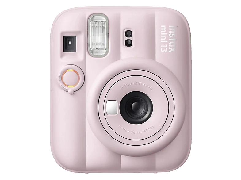 Cámara instantánea - Fujifilm Instax Mini 13, 86 mm x 54 mm, Flash Automático, Espejo para selfie, Rosa