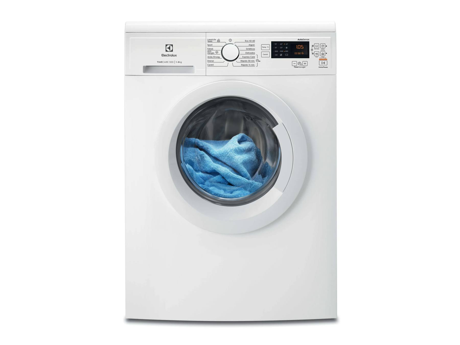 Electrolux - Lavadora Electrolux 8 kg - 1.200 rpm, TimeCare, AutoSense - EA2F6820CF.