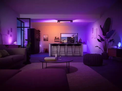 Philips Hue White & Color Ambiance Plafón Centris De Cuatro Focos Negro: imagen 2