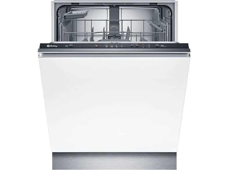 Lavavajillas integrable - Balay 3VF304NP, 12 servicios, 4 programas, 60 cm, InfoLight, Motor Extrasilencio, Inox Panelable