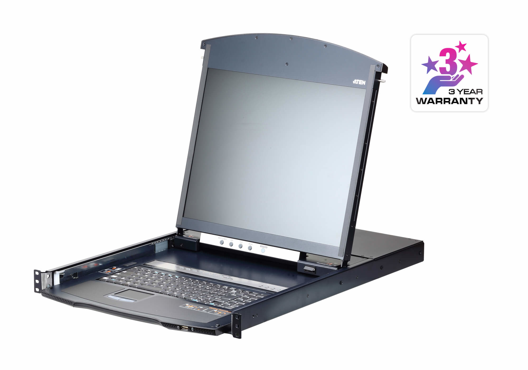 ATEN KL1108VN-AXA-XG consola de rack 48,3 cm (19") KL1108VN-AXA-AG