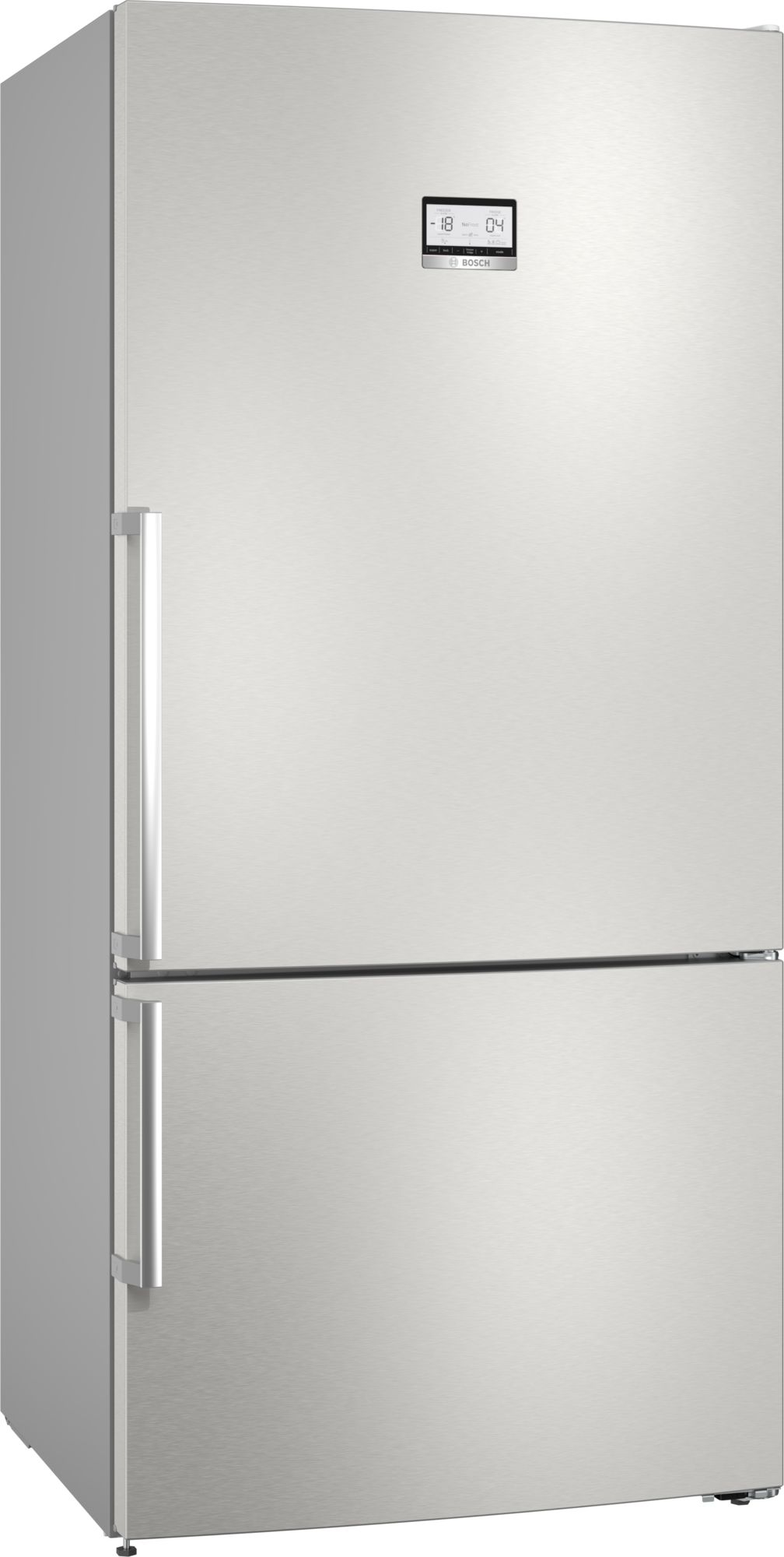 Bosch Serie 6 Frigorífico combinado de libre instalación 186 x 86 cm Acero inoxidable KGN86AIDR