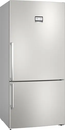 Bosch Serie 6 Frigorífico combinado de libre instalación 186 x 86 cm Acero inoxidable KGN86AIDR