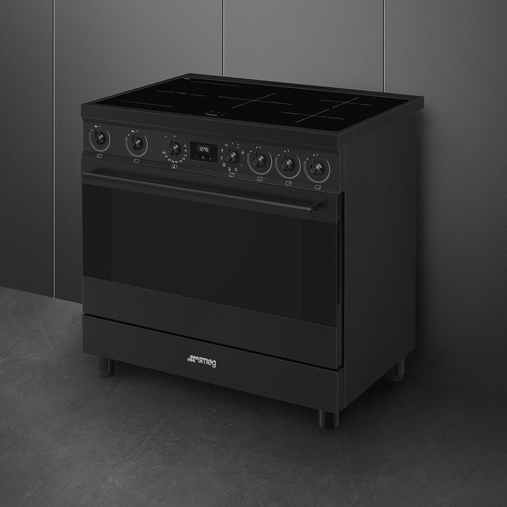 Smeg - Cocina compacta Smeg 90 cm, placa inducción y 1 horno - C9IMN2.