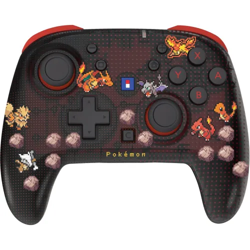 Mando inalámbrico HORIPAD Turbo Pokémon Píxel Rojo para Nintendo Switch 2.