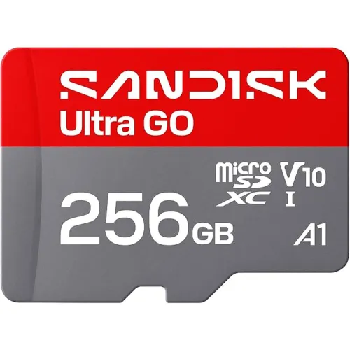 Sandisk - Tarjeta de memoria MicroSDXC Sandisk Ultra GO 256GB.