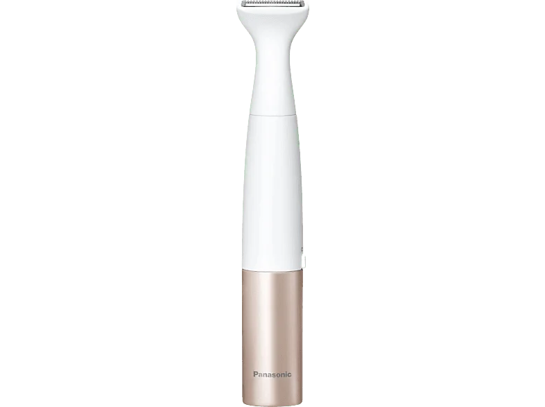 Afeitadora corporal - Panasonic ES-WM31-P301, Pilas, Cuchillas Hipoalergénicas, Seco y Mojado, Blanco