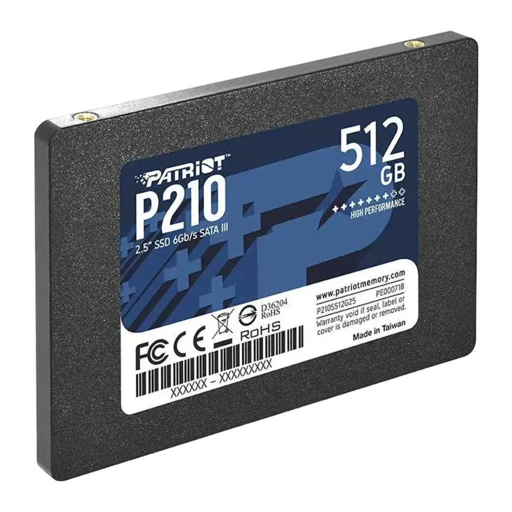 SSD Patriot P210 512GB 2.5 pulgadas SATA III
