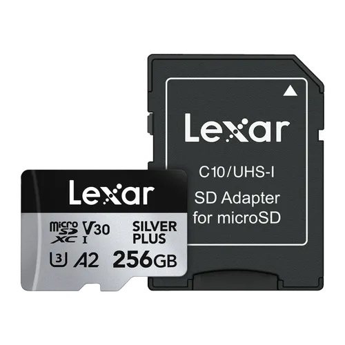 Tarjeta microSDXC Lexar Professional Plata Plus 256GB