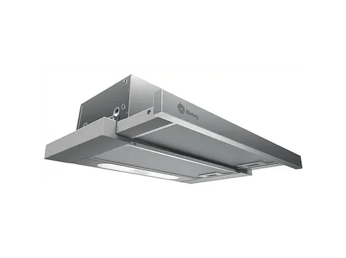 Campana telescópica - Balay 3BT263MX, Telescópica, 3 potencias,iluminación LED, 360m³/h, 60 cm, Inox
