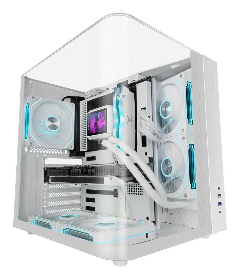 Caja MARS GAMING MC-INFINIOLITEW Blanco