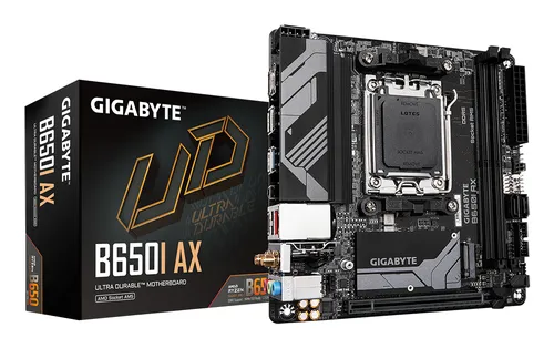 GIGABYTE B650I AX placa base AMD B650 Zócalo AM5 mini ITX B650I AX