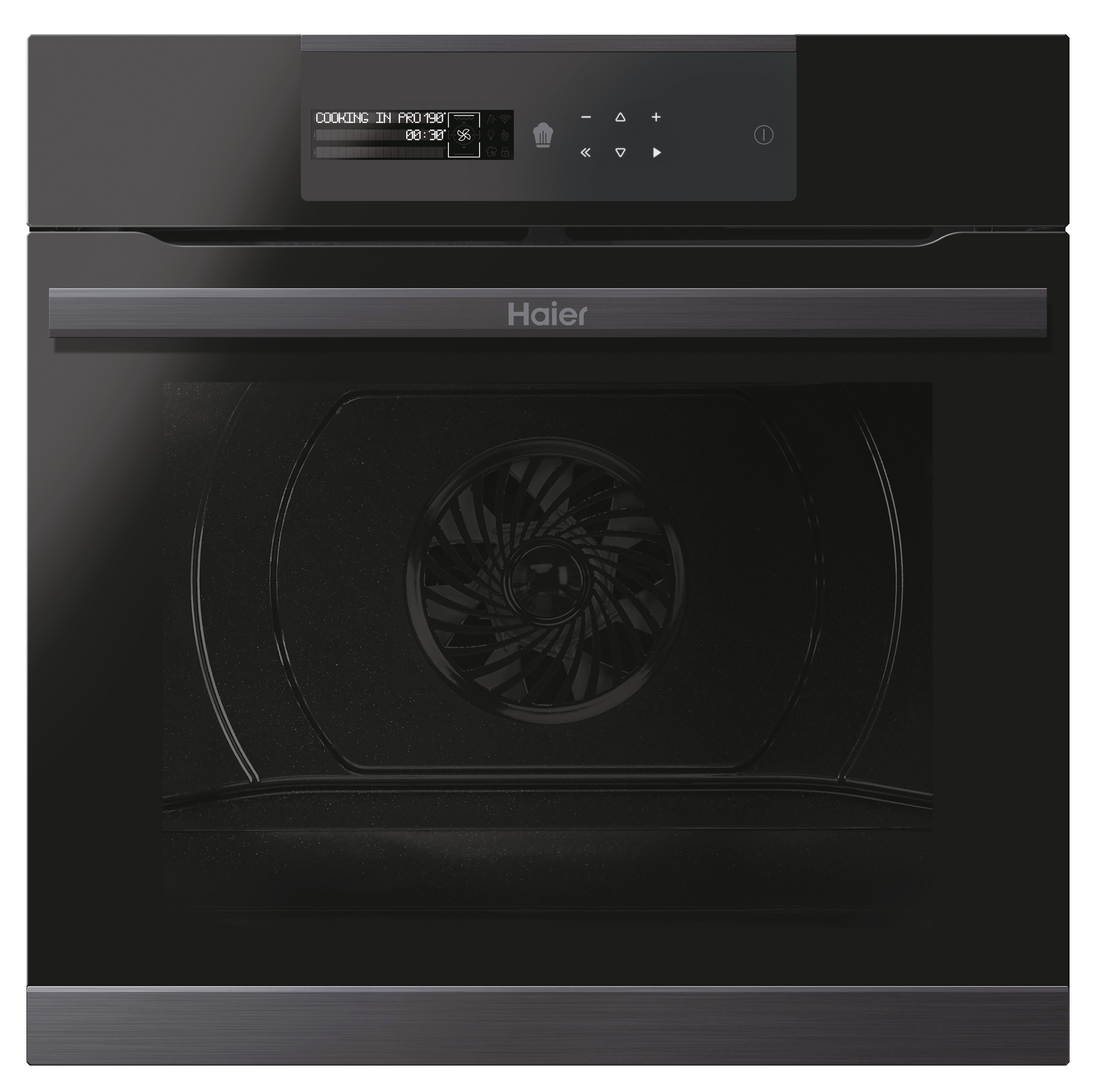 Haier - Horno multifunción Haier WIFI y limpieza por Aquálisis I-Message Series 4- HWO60SM5B5BH.