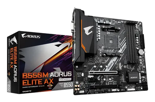 GIGABYTE B550M AORUS ELITE AX placa base AMD B550 B550M AORUS ELITE AX