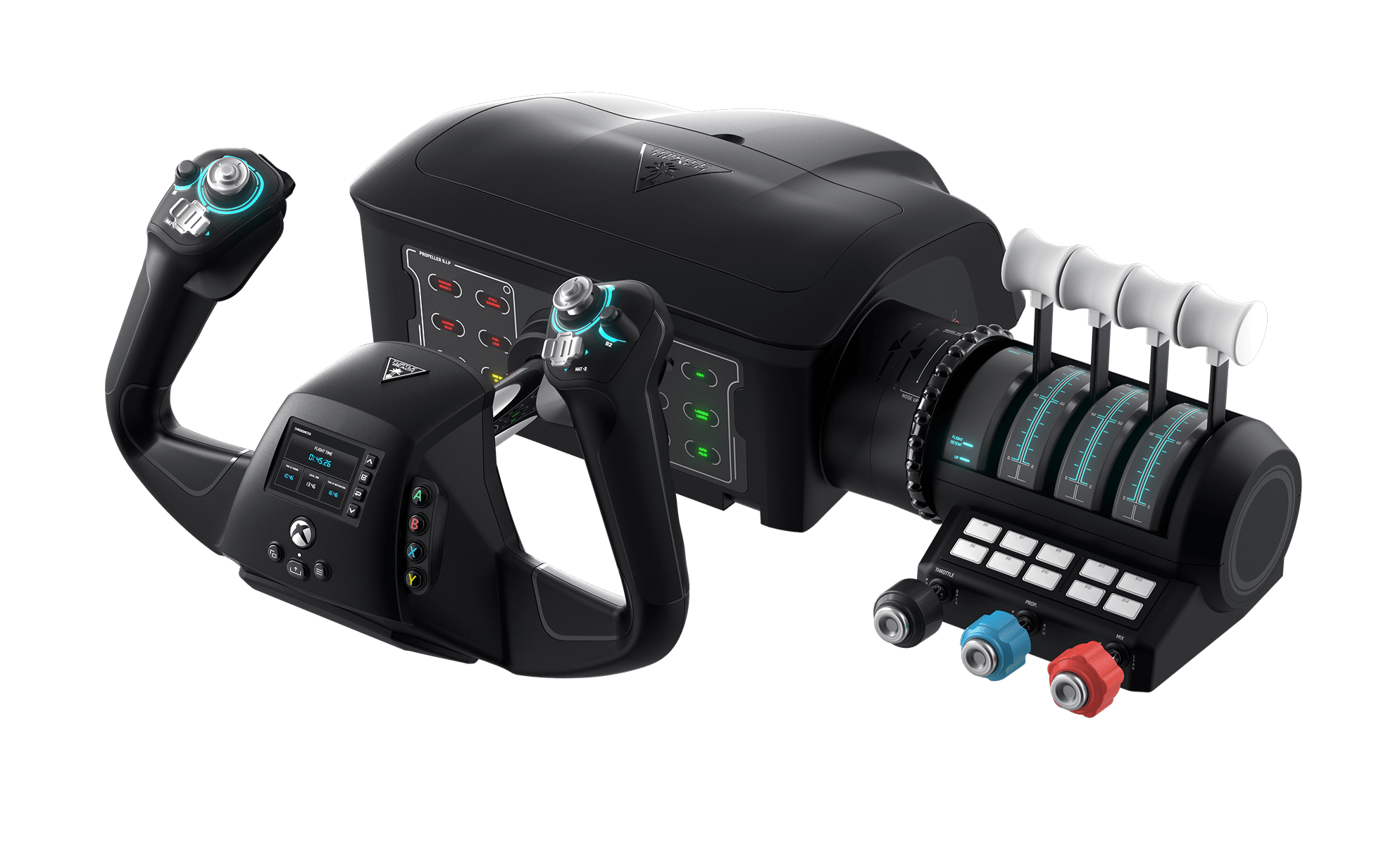 Simulador de vuelo - Turtle Beach VelocityOne Flight, Compatible con PC, Xbox One, One S, X, Series Negro