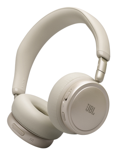Auriculares inalámbricos - JBL LIVE 680 NC, Supraaurales, Bluetooth 6.0, Cancelación ruido adaptativa 2.0, Sonido Espacial, 80h autonomía, Champagne