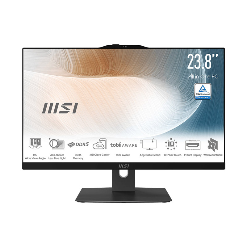 MSI Modern AM242P 1M-1289ES i5-120U 16GB 512GB 24" FreeDOS Negro