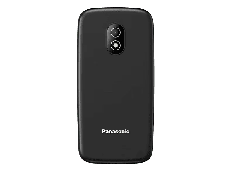 Móvil - Panasonic KX-TU410, Negro, 1000 mAh, Compatible con Audífonos, Pantalla TFT Color, Teclas Separas Gran Tamaño Iluminación, Cámara 0.08MP
