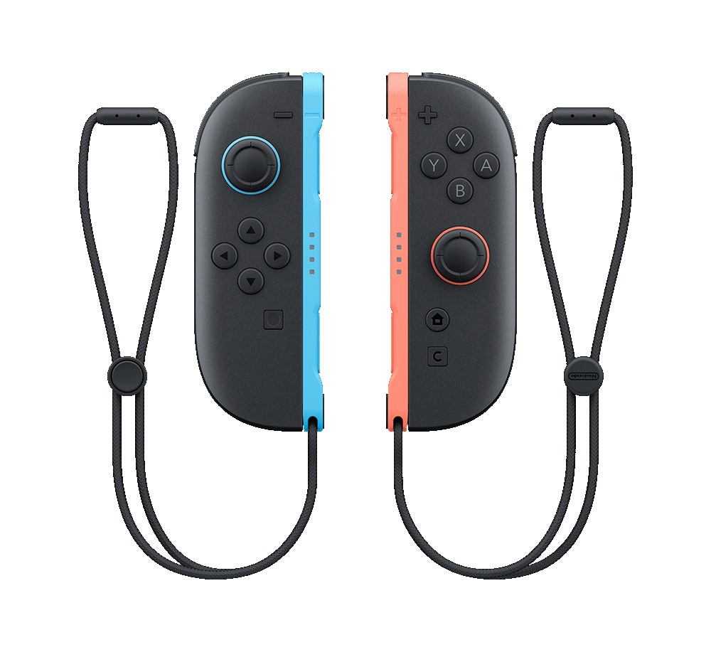 Mando Nintendo Switch 2 - Joy-Con Set, Para 2, Vibración HD Sensor de ratón, Azul y Rojo