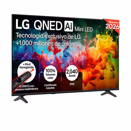 Smart TV LG QNED MiniLED AI QNED7E 55 pulgadas 4K 2026 - 55QNED7EB3C | LG ES