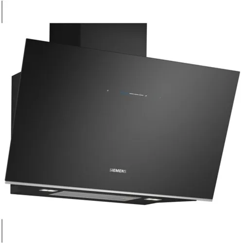 Campana decorativa - Siemens LC91KLT60, iQ700, 5 velocidades, 1007 m³/h, iQdrive Ultra silencioso, App Home Connect , 90 cm, Negro