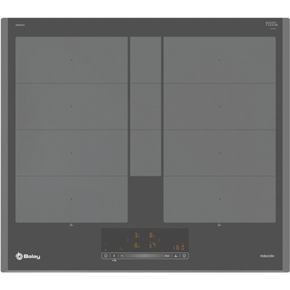 VITROCERAMICA INDUCCION BALAY 3EB960AH 2 ZONAS COCCION ANCHO 60 CM