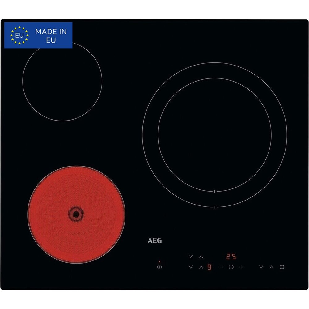 AEG Placa vitrocerámica Serie 3000 Radiant de 60 cm TN63RAF2CB
