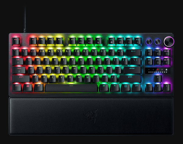 TECLADO RAZER HUNTSMAN V3 PRO (USA) TENKEYLESS (RZ03-04980100-R3M1)