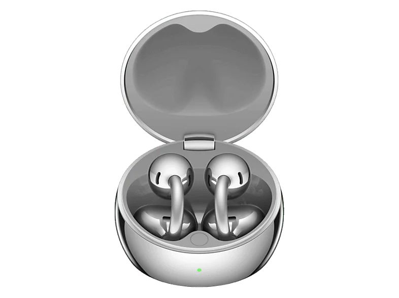 Auriculares conducción de aire - Huawei FreeClip 2 S, 38h Autonomía, Bluetooth, Waterproof, 4 Micrófonos, Space Silver
