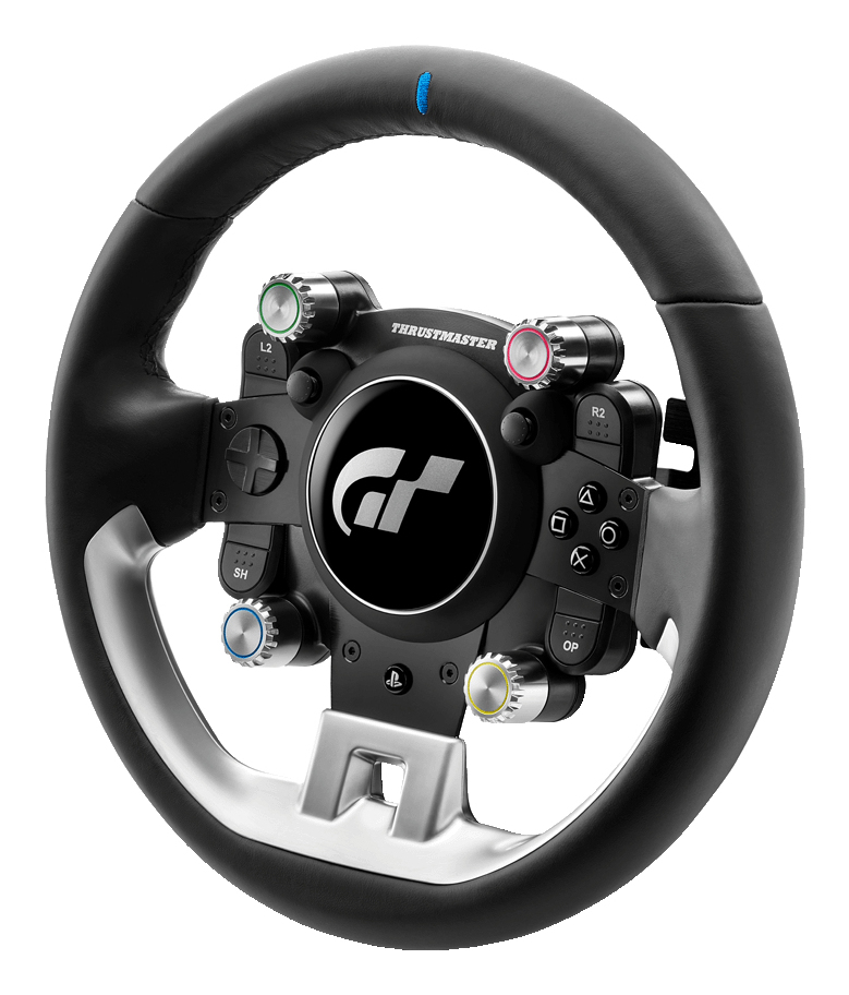 Volante - Thrustmaster GT Wheel Add-On, 28 cm de diámetro, Compatible con PS5, PS4 y PC (Windows 10/11), Negro
