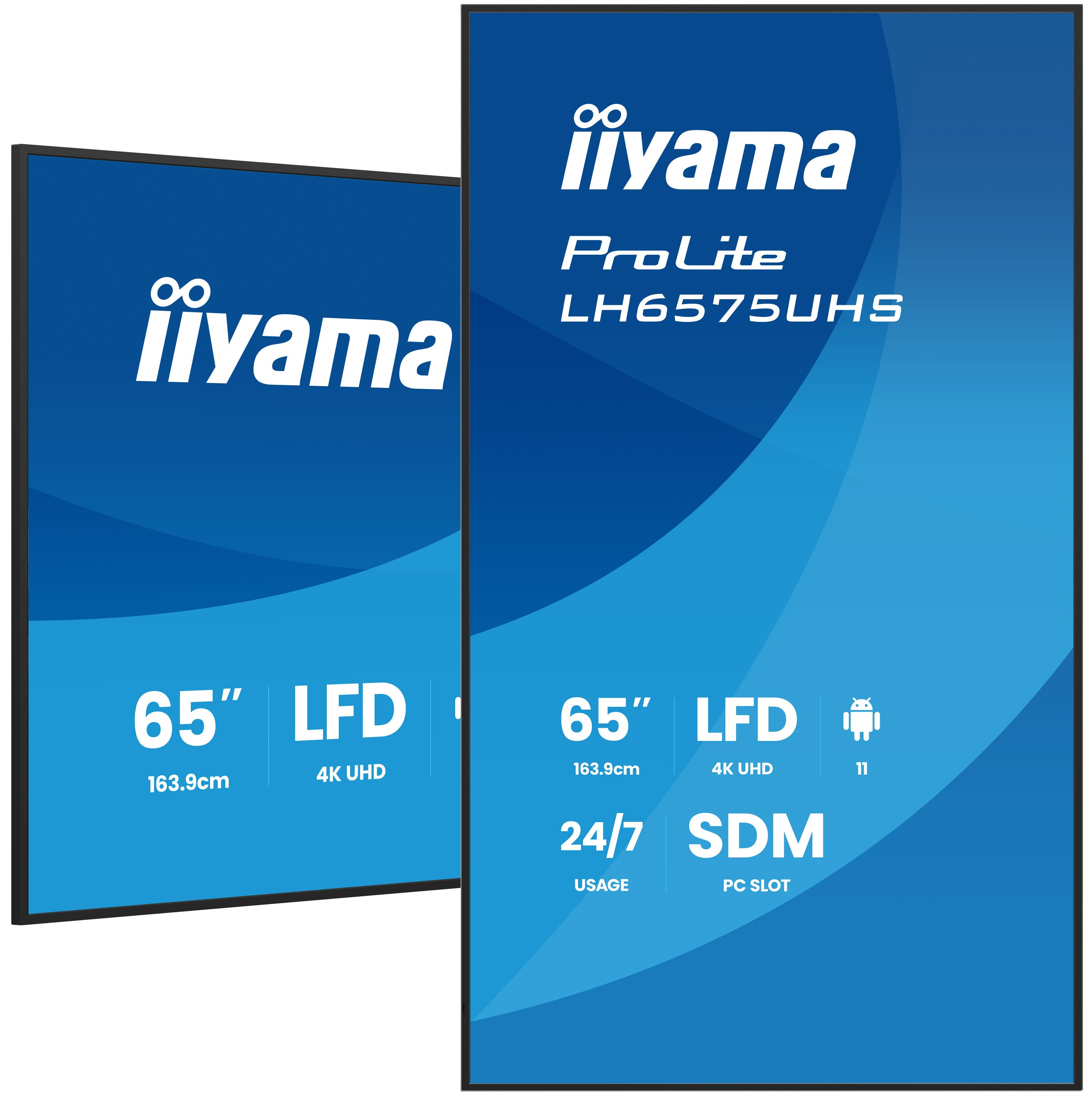 iiyama LH6575UHS-B2AG 65" 3840x2160 UHD panel IPS Haze LH6575UHS-B2AG