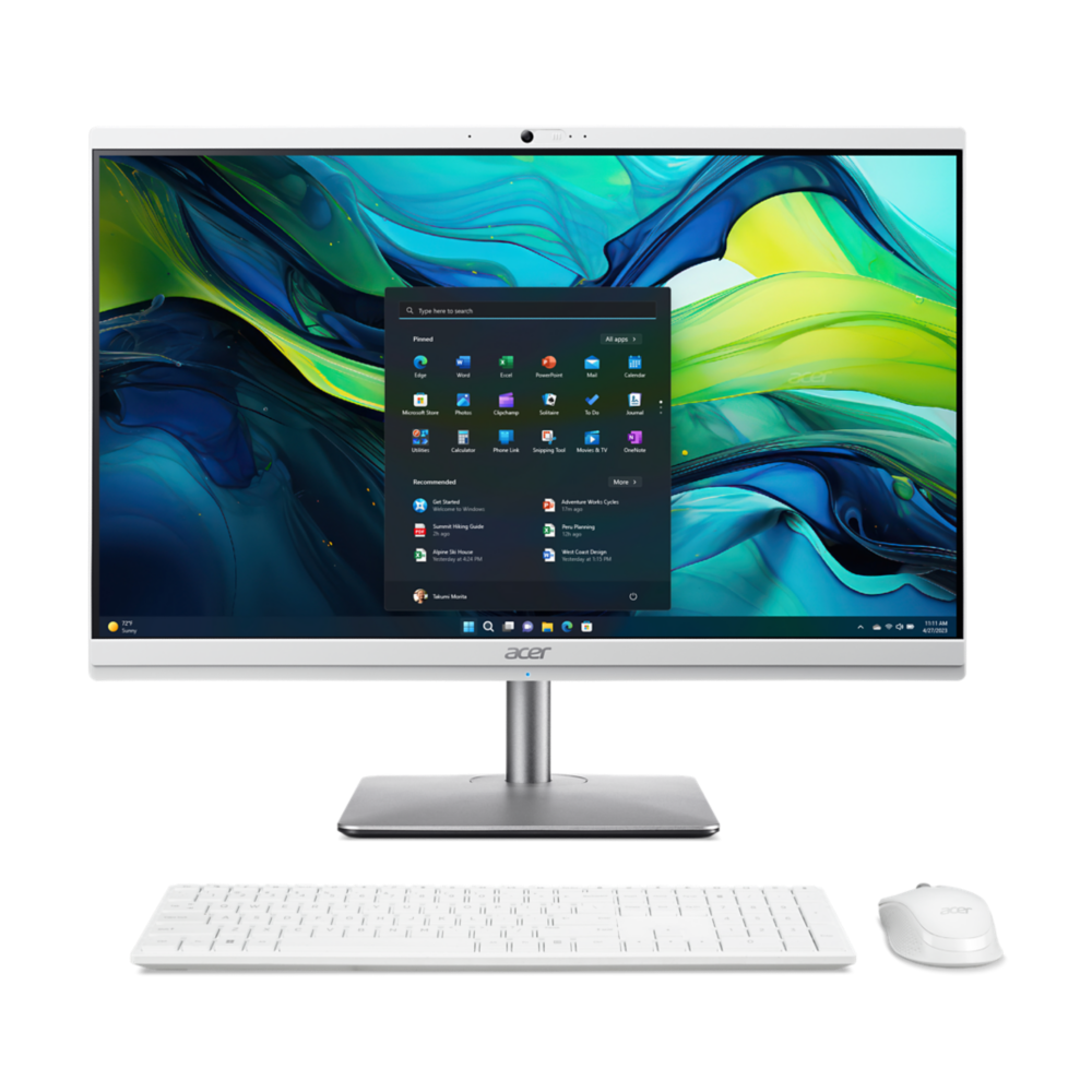 Acer Aspire C 24 C24-195ES, Todo en Uno, 23.8", Intel® Core™ Ultra 7, 32 GB RAM, 2 TB SSD