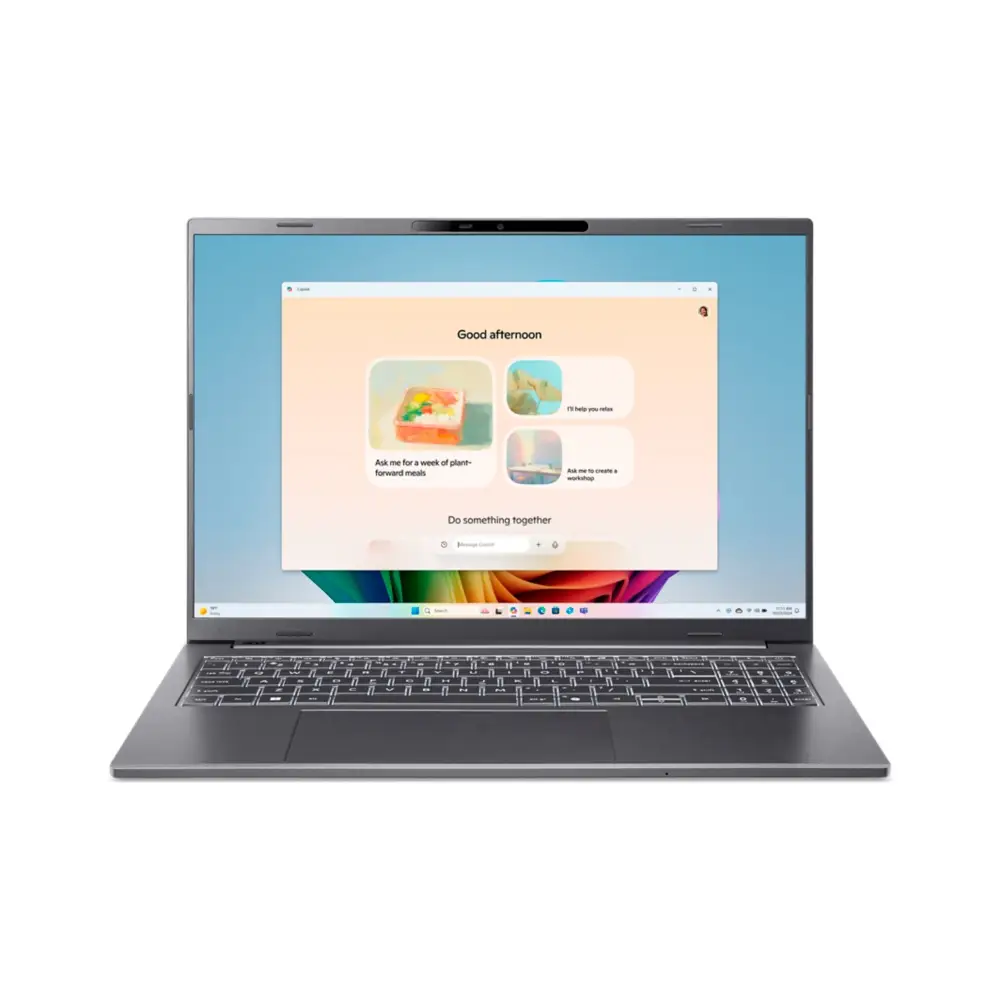 Acer Aspire 16 AI, A16-61M, Portátil Clásico, 16", AMD Ryzen 7, 16 GB RAM, 512 GB SSD, AMD Radeon Graphics