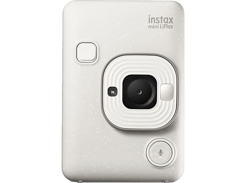 Cámara instantánea - Fujifilm Instax Mini LiPLay, 86 mm x 54 mm, Imágenes JPEG, 2560 × 1920 píxeles, Misty White